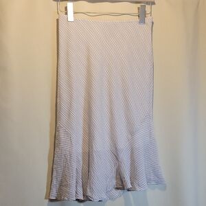 Express Y2k 100% silk Lavender / Green Skirt Size SMALL